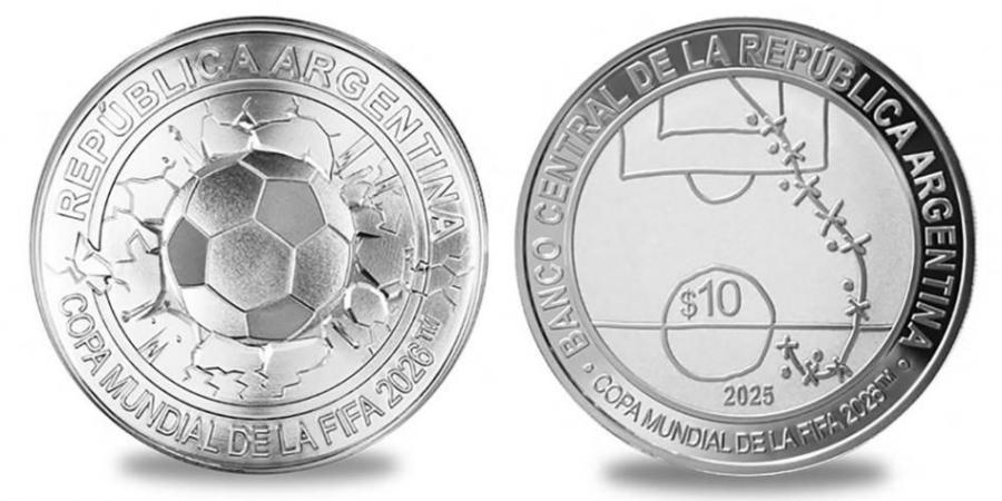 قطعة نقدية تذكارية تخلد هدف مارادونا في مرمى إنجلترا