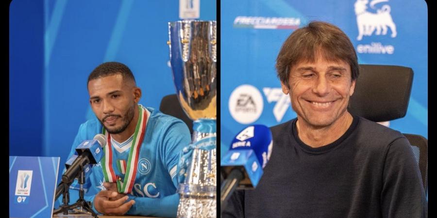 كونتي
      بعد
      التتويج
      تجربتنا
      في
      السعودية
      رائعة
      ومدينة
      نابولي
      سعيدة
      بهذا
      اللقلب