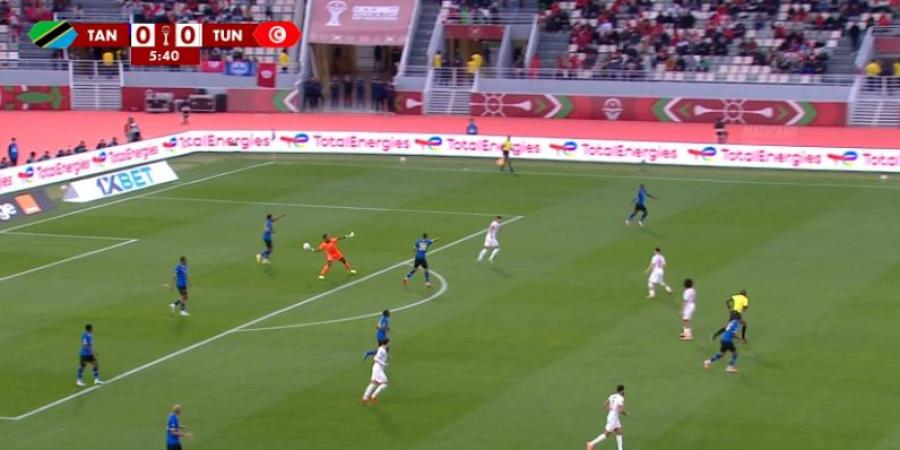 منتصف الشوط الأول: استمرار التعادل السلبي بين منتخب تونس وتنزانيا في كأس أمم أفريقيا