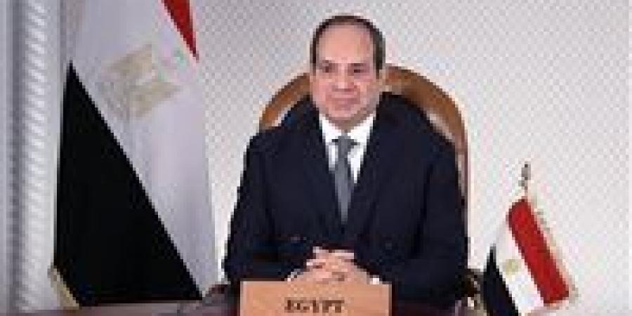 الرئيس السيسى يهنئ الشعب المصرى بحلول العام الميلادى الجديد 2026