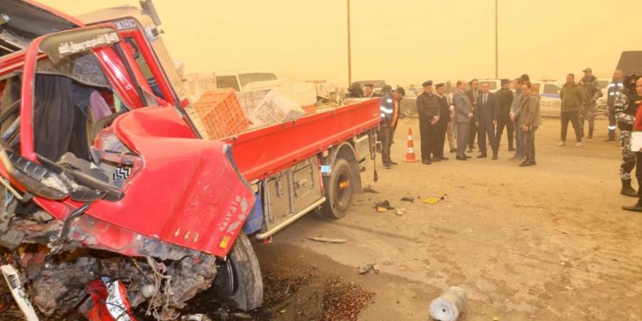 الأسفلت غرق بالدماء.. مصرع 8 أشخاص وإصابة 4 آخرين في حادث بالمنوفية
