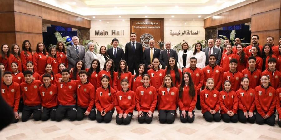 وزير الشباب والرياضة يحفز منتخب الجمباز قبل بطولة أفريقيا