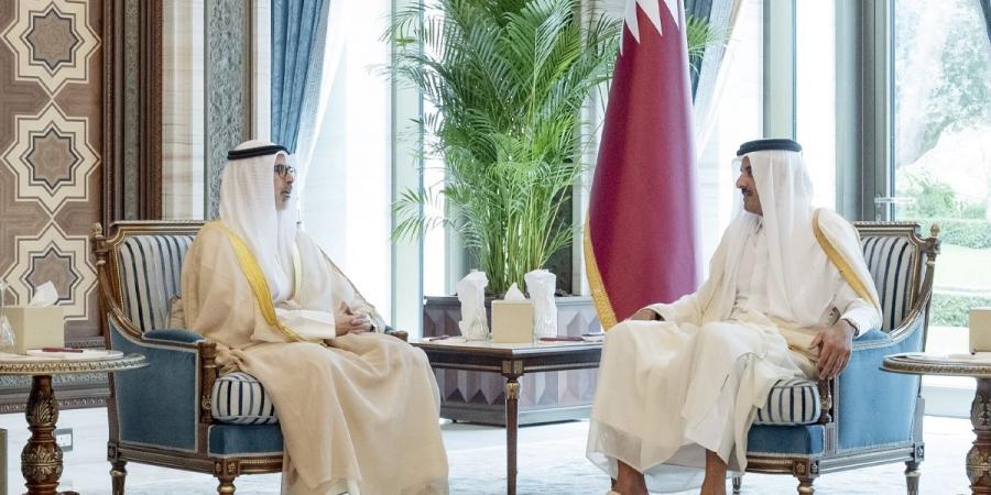 أمير قطر يستقبل وزير الخارجية ويبحثان العلاقات الثنائية ومستجدات المنطقة