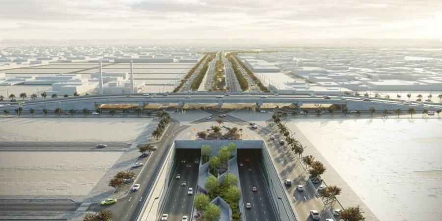 تنفيذ نفق و4 جسور على تقاطع طريق الثمامة