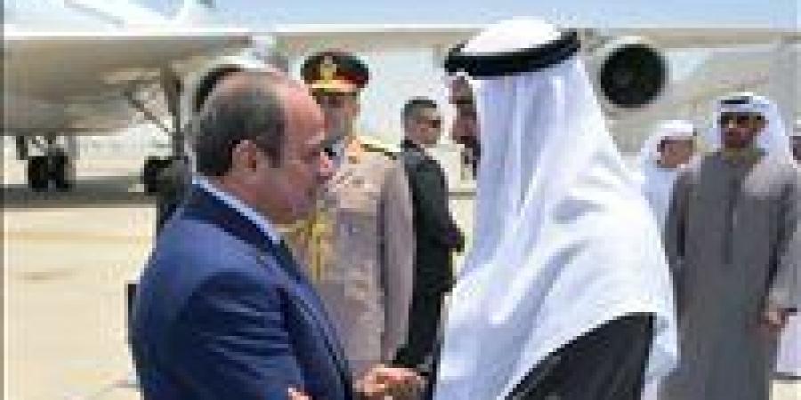 محمد
      صالح:
      زيارة
      الرئيس
      السيسي
      للإمارات
      تعكس
      قوة
      التحالف
      العربي
      وتؤكد
      مكانة
      مصر
      المحورية
      في
      المنطقة