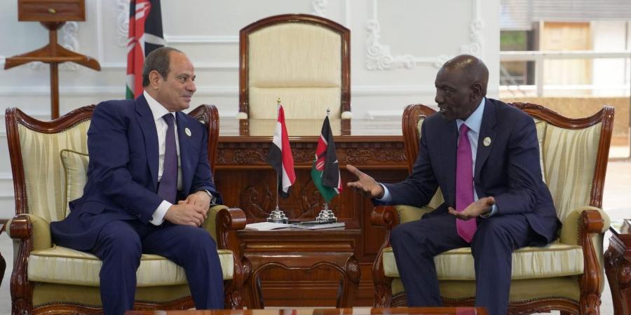 السيسي
      وروتو
      يبحثان
      تعزيز
      الشراكة
      الاستراتيجية
      بين
      مصر
      وكينيا
      والتنسيق
      في
      قضايا
      المياه
      والسودان