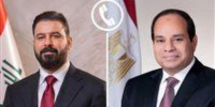 الرئيس السيسي يجري اتصالًا رئيس وزراء جمهورية العراق الشقيق