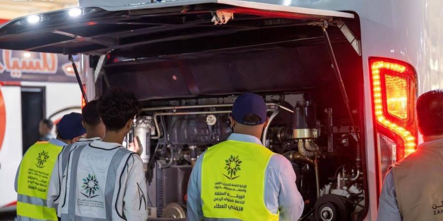 خدمات ميدانية ولوجستية تقدمها «تقني العطاء» بتبوك لدعم ضيوف الرحمن
