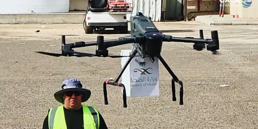 توصيل الأدوية واللوجستيات بالطائرات بدون طيار في المشاعر المقدسة خلال حج 1447هـ