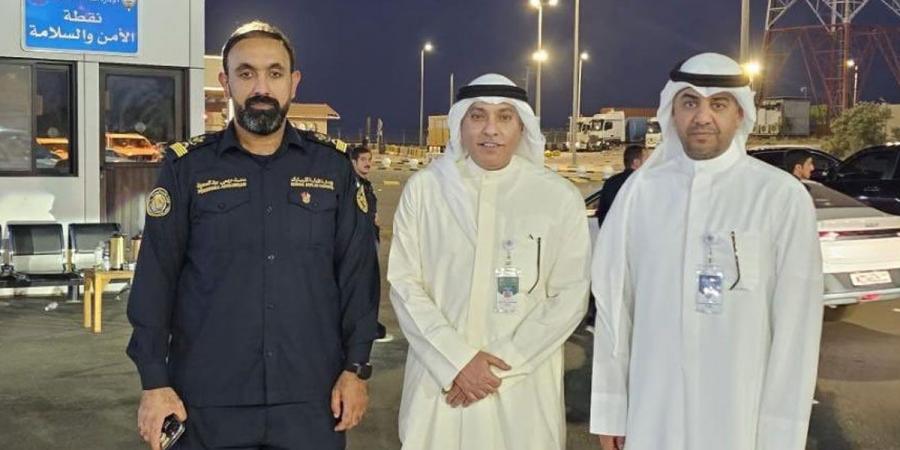 رئيس الإدارة العامة للجمارك ونائب رئيس الإدارة لشؤون المنافذ يتفقدان منفذ النويصيب استعداداً لاستقبال حملات الحجاج