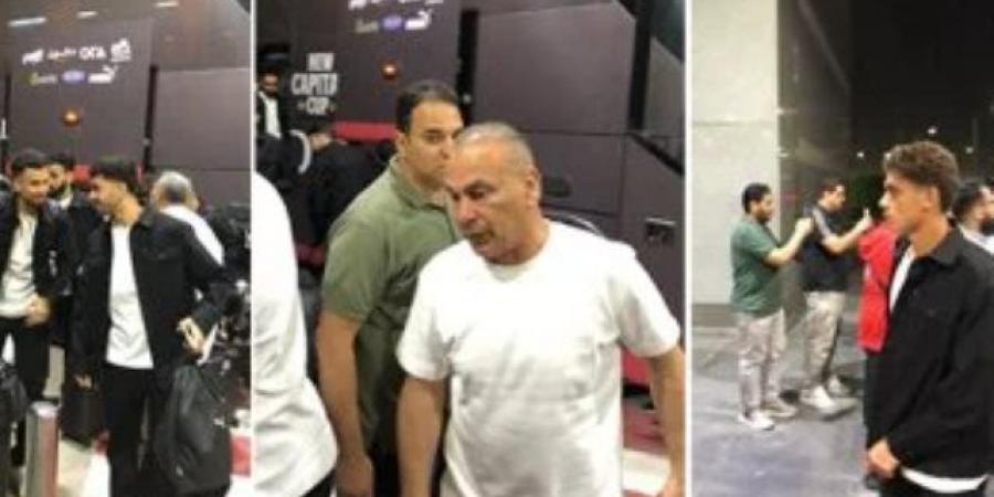 بعثة المنتخب تغادر مطار القاهرة فى طريقها إلى أمريكا للمشاركة فى كأس العالم