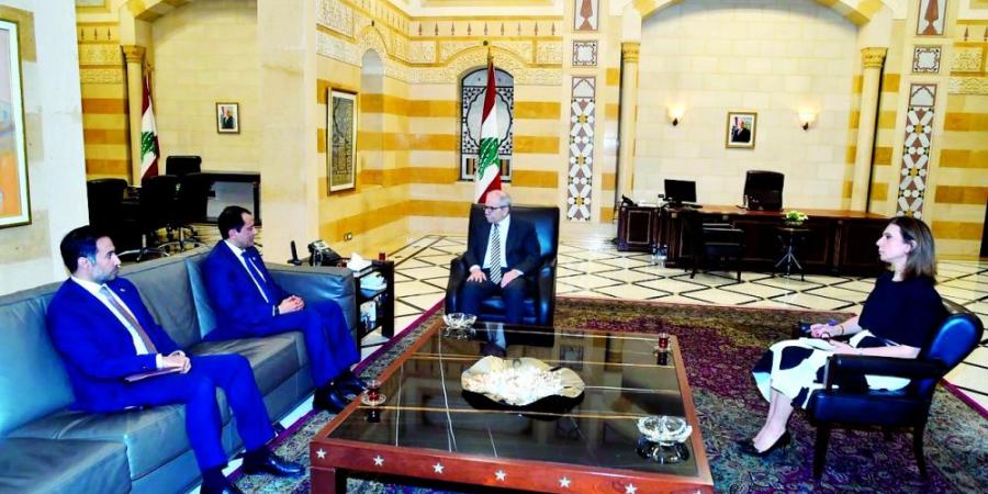 نواف سلام يشيد بوقوف قطر الدائم إلى جانب لبنان