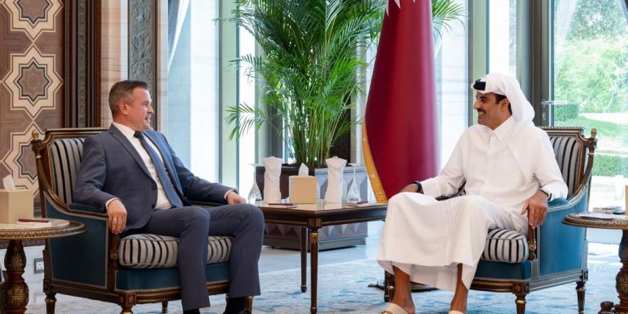 سمو الأمير يستقبل رئيس الوكالة العالمية لمكافحة المنشطات