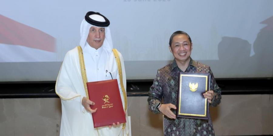 توقيع مذكرة تفاهم لإقامة مشاورات سياسية بين قطر وإندونيسيا