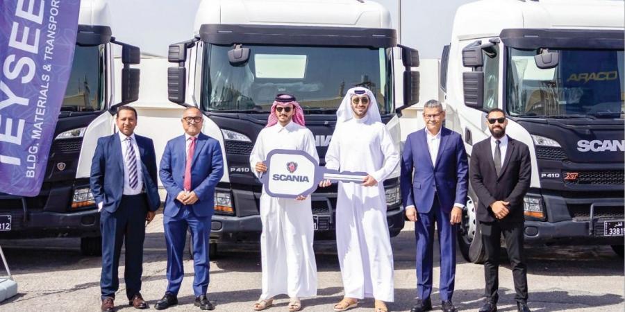 الفردان للمعدات و النقل تسلّم أحدث شاحنات سكانيا لمجموعة التيسير