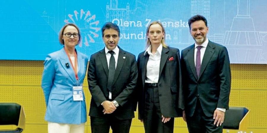 مدير صندوق قطر للتنمية في مؤتمر إعادة إعمار أوكرانيا: قطر تضع حماية حق الأطفال في التعليم ضمن أولوياتها