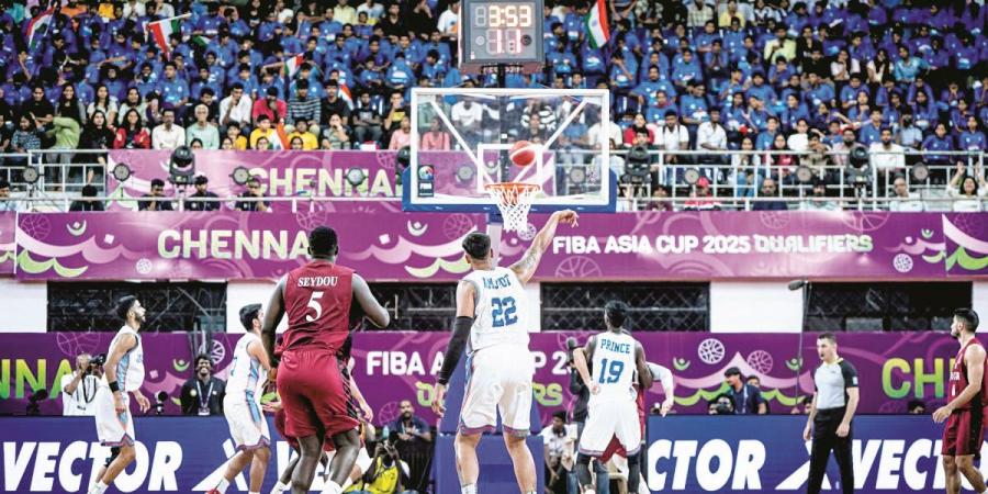 في التصفيات الآسيوية لكأس العالم 2027.. عنابي السلة يواجه الهند
