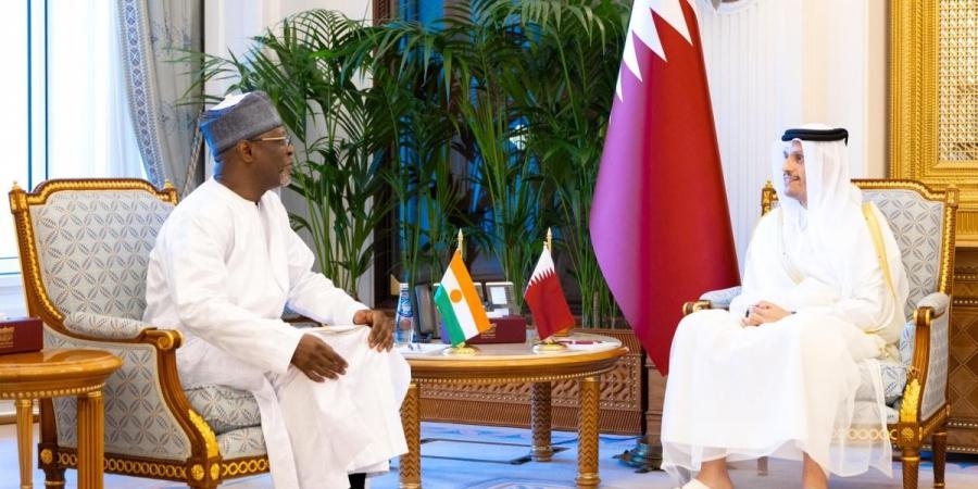 رئيس مجلس الوزراء وزير الخارجية يستقبل وزير الشؤون الخارجية والتعاون في النيجر