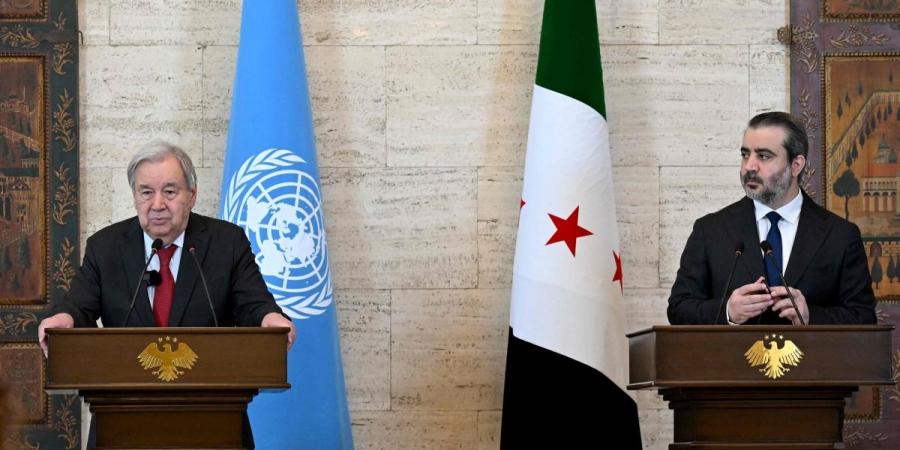 غوتيريش يدعو من سوريا إلى وقف الانتهاكات الإسرائيلية في الجولان المحتل