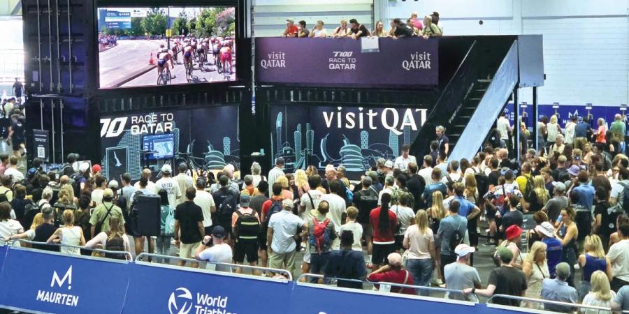 "Visit Qatar" تستعرض استعدادات قطر لمونديال الترياثلون