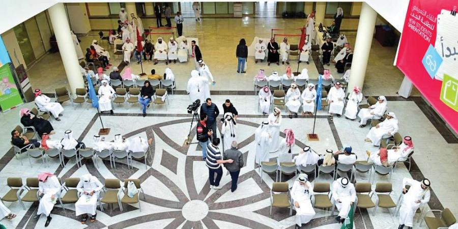 «حياكم» فعالية بجامعة قطر لاستقبال الطلاب الجدد