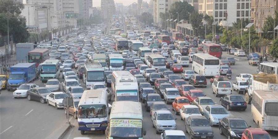 أحجام متحركة، حالة المرور اليوم الثلاثاء في القاهرة والجيزة والقليوبية والإسكندرية