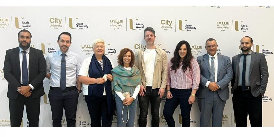 جامعة سيتي يونيفرسيتي قطر تستضيف وفداً أكاديمياً من جامعة أولستر البريطانية