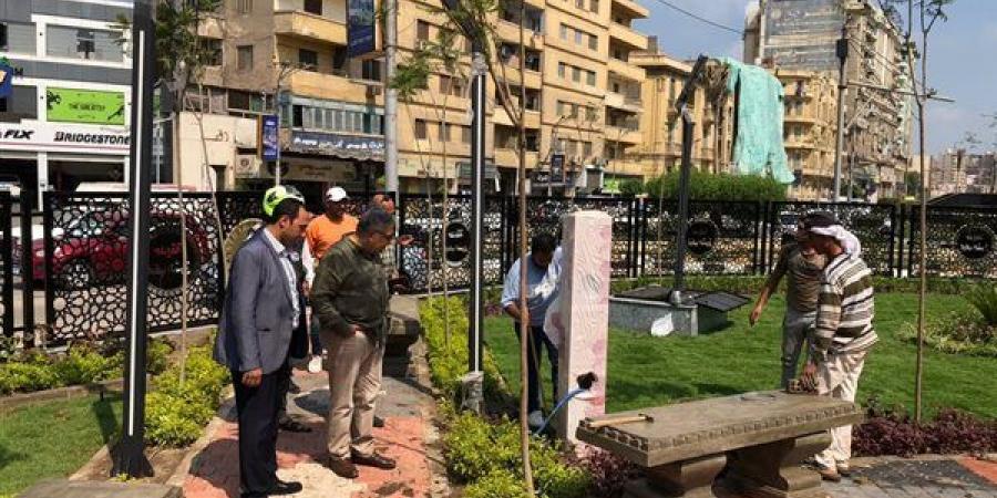 محافظ الدقهلية يتفقد التشطيبات النهائية بحديقة كوكب الشرق في المنصورة