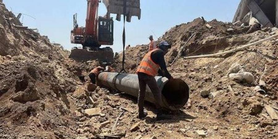"مياه القاهرة" تعلن إنهاء صيانة خط محطة مسطرد وبدء ضخ المياه إلى المناطق المتضررة