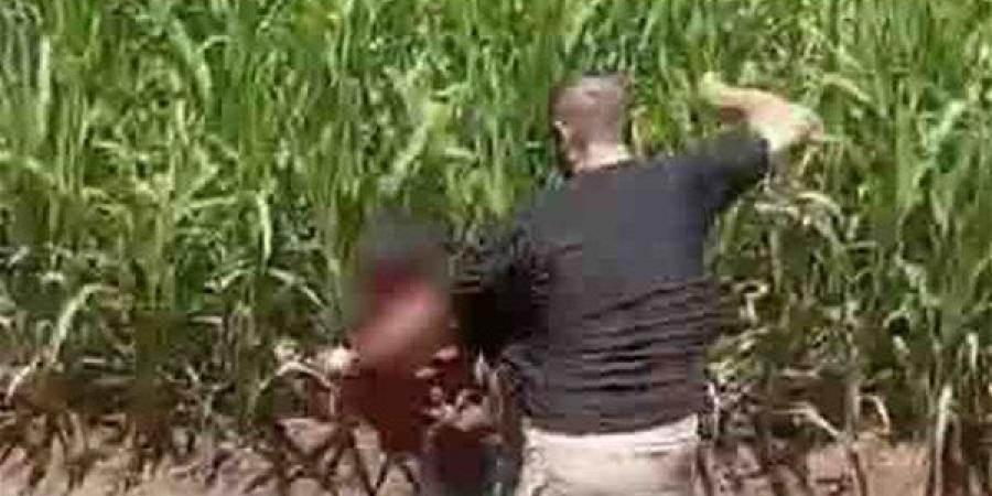 ذهب إلي والدته دون علمه، كواليس واقعة اعتداء عامل على نجله في البدرشين