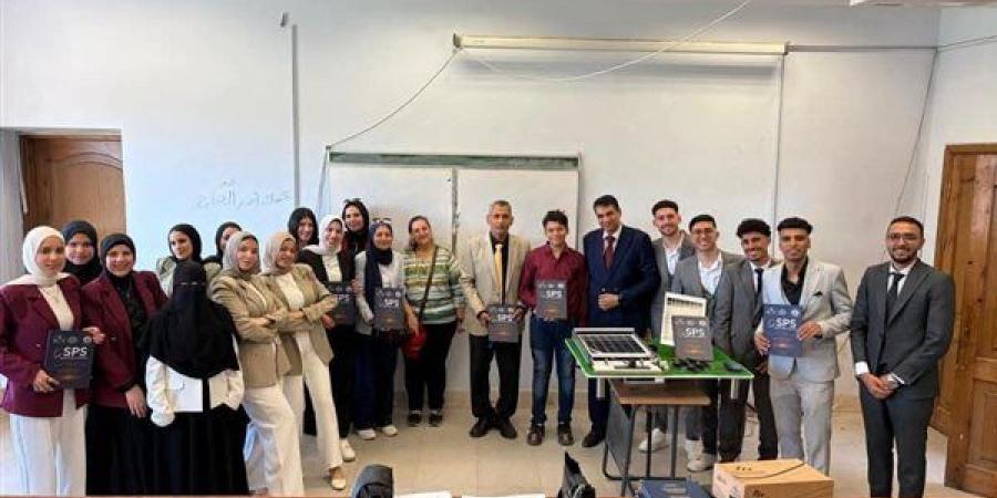 نظام ذكي لإدارة الطاقة الشمسية ابتكار طلاب جامعة حلوان التكنولوجية الدولية  