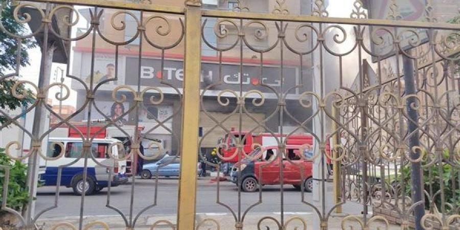 السيطرة على حريق بفرع «بي تك» في طنطا دون إصابات