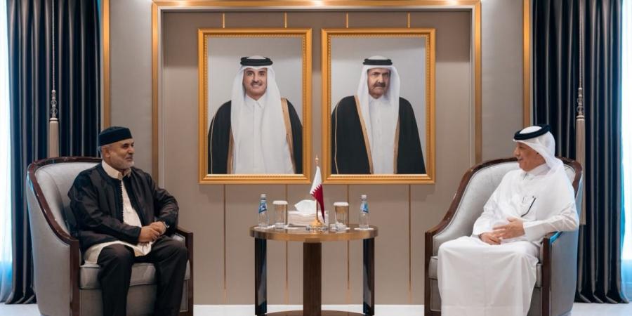وزير الدولة للشؤون الخارجية يودع سفير ليبيا