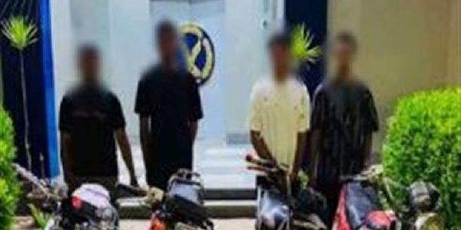 استعراضات الموت على طريق المنوفية، ضبط 4 قائدي دراجات نارية بعد فيديو مثير