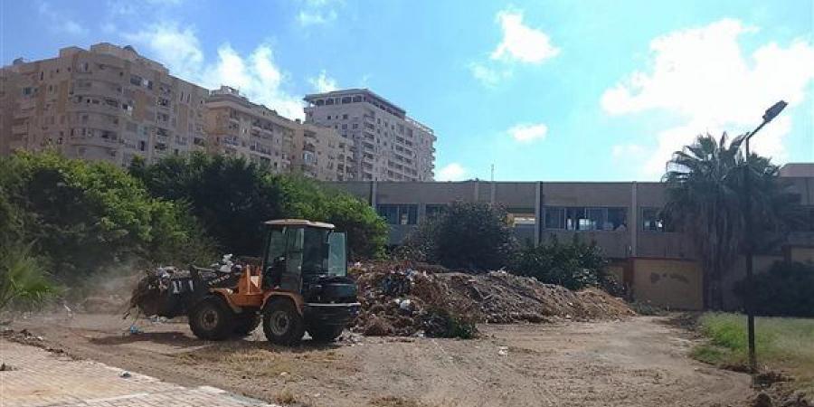 أعمال تطوير وتهذيب وتجميل شاملة بالمنطقة المحيطة بأزهر الإسكندرية