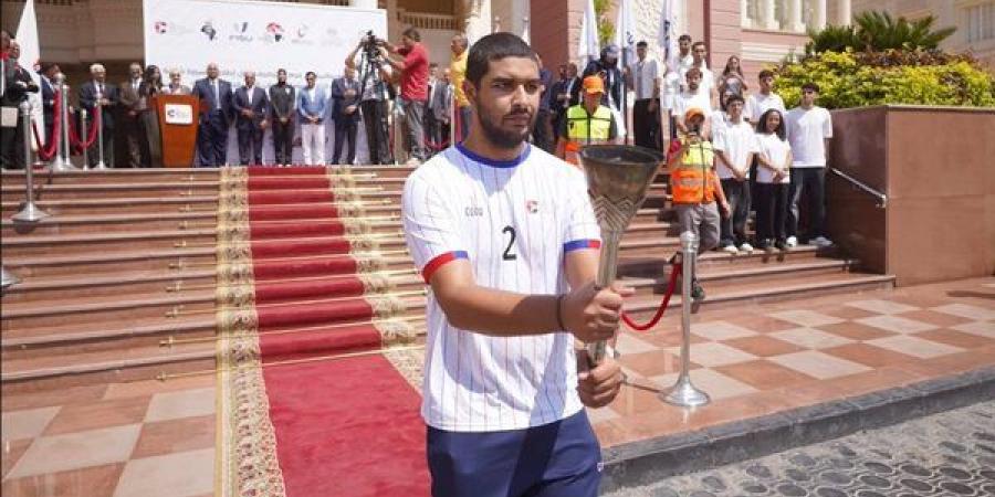 الجامعة البريطانية تستضيف مسيرة شعلة الدورة الثانية عشرة من بطولة الألعاب الأفريقية للجامعات